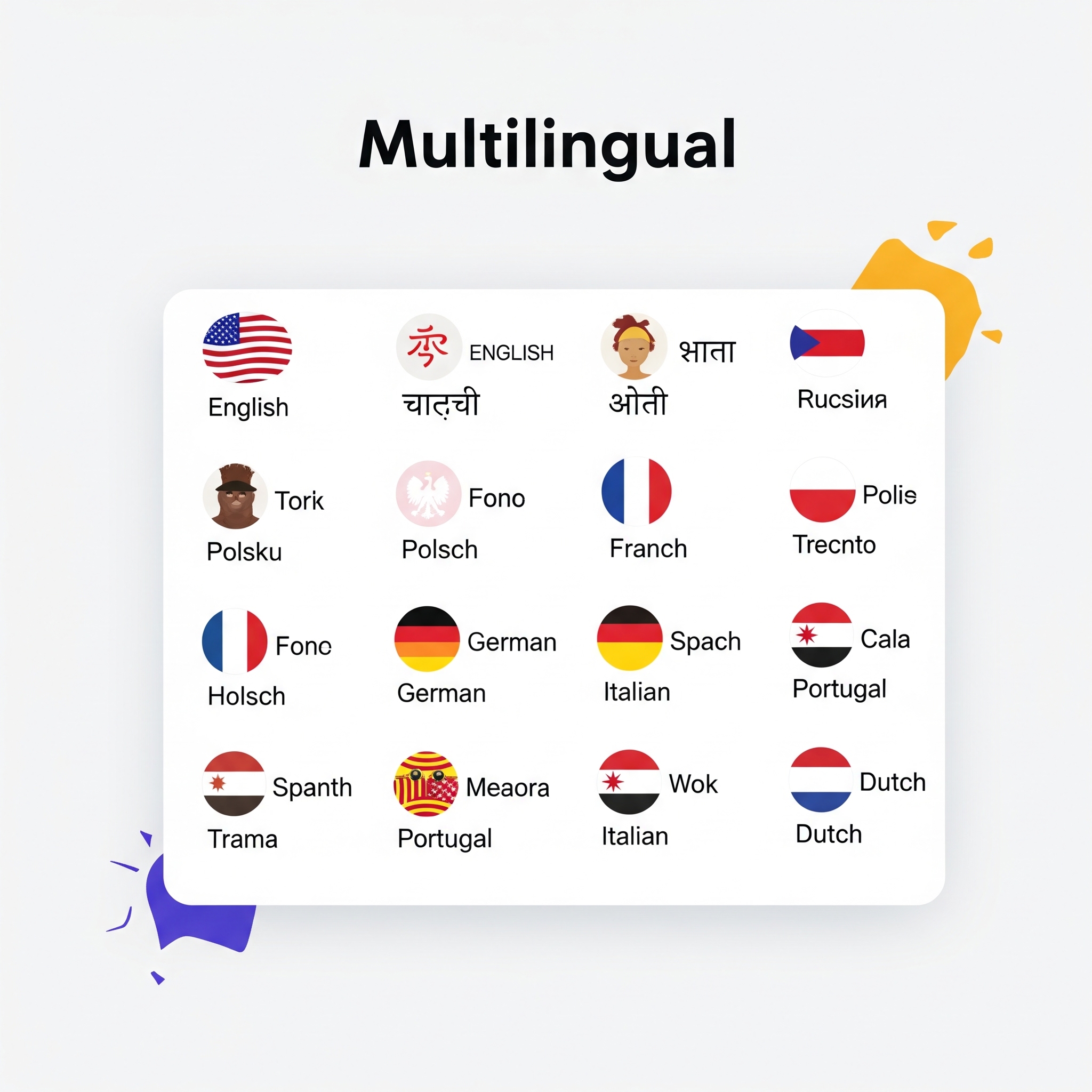 Multilingual Support